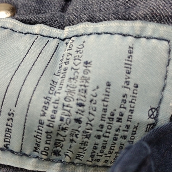 AG Adriano Goldschmied The Prima Mid Rise Cigarette Five Pocket Dark Blue Jean - Picture 8 of 12